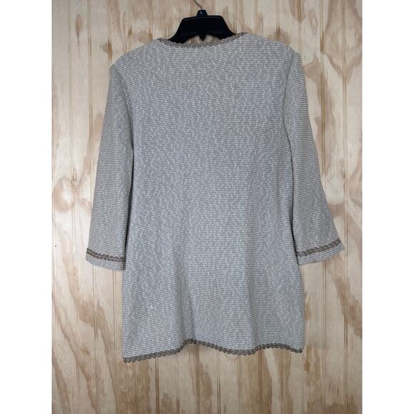 Vintage St John Collection Tan Beige Tweed Skirt Suit Jacket 12 Skirt 14/16 - Picture 5 of 12